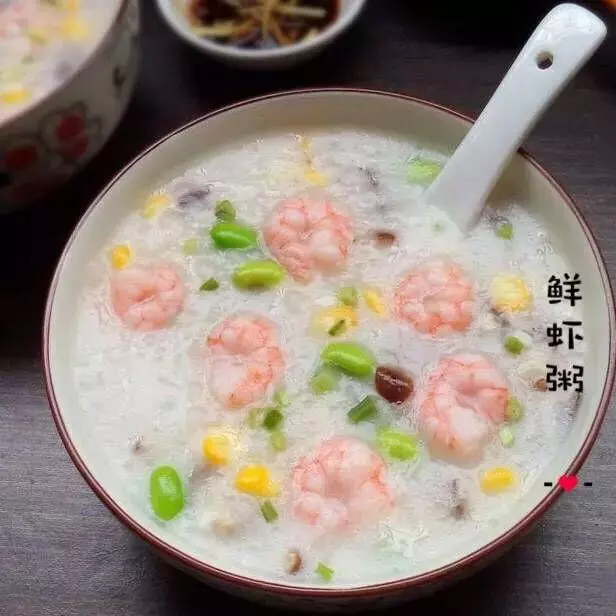 皮蛋瘦肉粥,香菇雞肉粥,鮮蝦粥等10種粥的做法