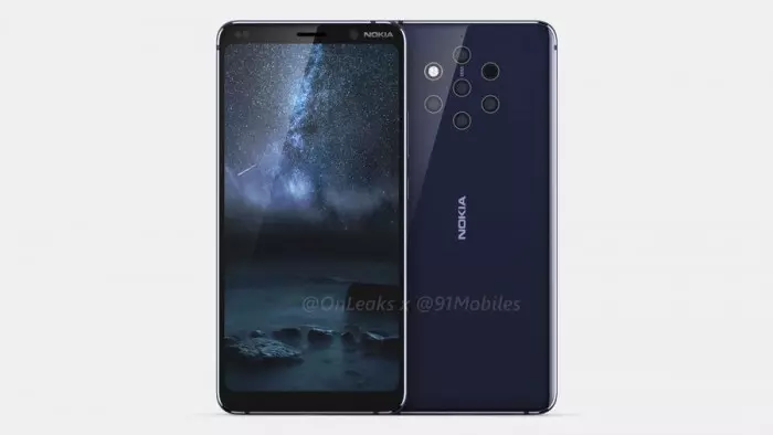 Nokia 9渲染圖曝光:後置五攝+搭載捲土重來的PureView純景照相技術?!