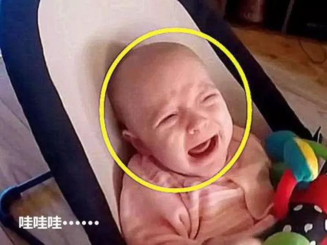 讓狗狗照顧小嬰兒,幾秒後聽不到哭聲,主人走近一看差點噴飯