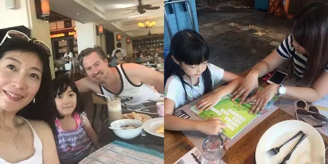 黃嘉千「7歲混血女兒」近照曝光迷倒粉絲!被封為「沒有公主病的公主」私下與爸爸超甜