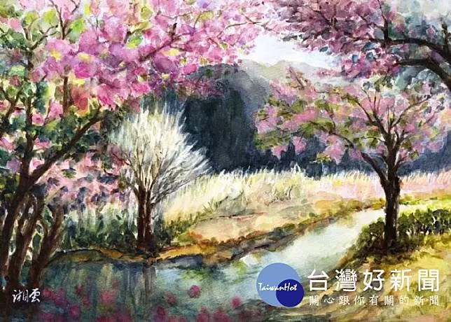 慈濟中壢園區水彩班師生聯展　11/12平鎮分館登場