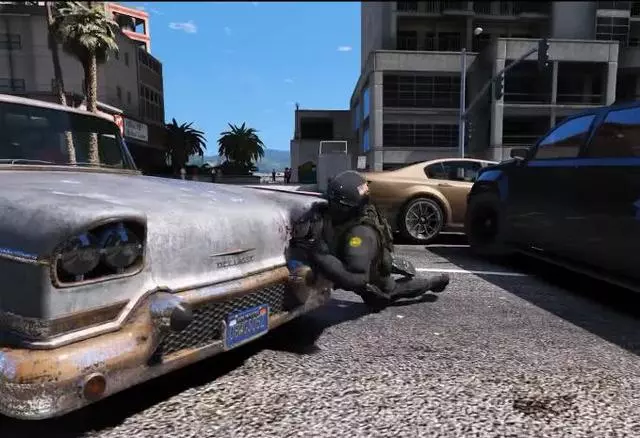 《GTA5》特警執法後,開車去了哪裡?看完後整個人都不好了!