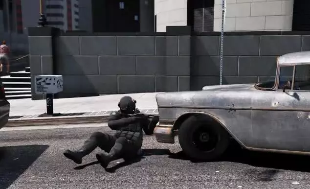 《GTA5》特警執法後,開車去了哪裡?看完後整個人都不好了!