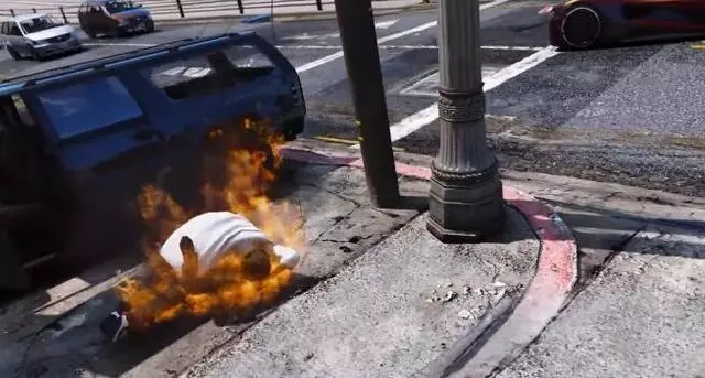 《GTA5》特警執法後,開車去了哪裡?看完後整個人都不好了!