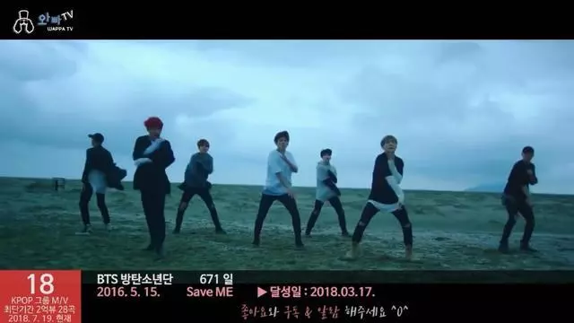 28首KPOP歌曲破兩億時間:BTS、EXO、bigbang、TWICE、Blackpink