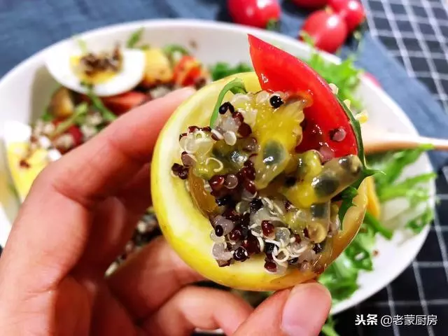 【今日食譜】:三色藜麥粗糧拌菜