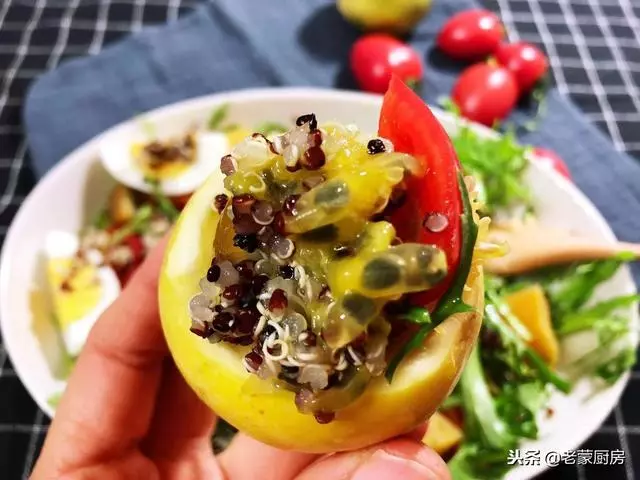 【今日食譜】:三色藜麥粗糧拌菜