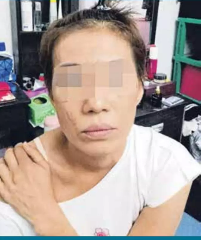 女經理新山搭霸王車回新加坡, 與文身男同車遭挨毆 10拳 !