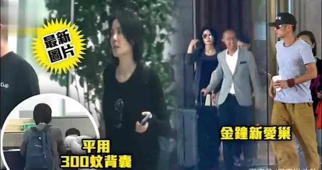 鋒菲被偶遇,王菲素顏又白又美,謝霆鋒眼神寵溺甜炸屏,網友:開心就好!