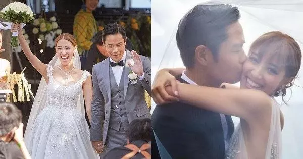 又一對相差22歲老少戀,婚紗也遮不住孕肚,網友:奉子式結婚!