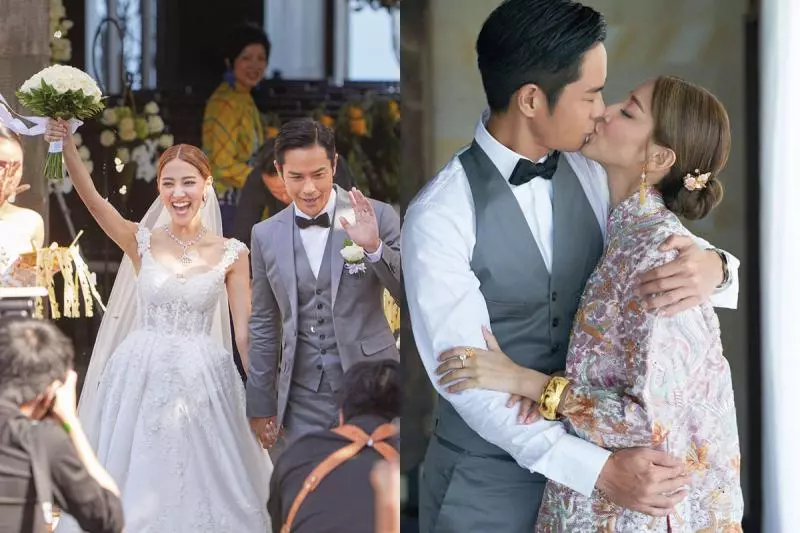 又一對相差22歲老少戀,婚紗也遮不住孕肚,網友:奉子式結婚!