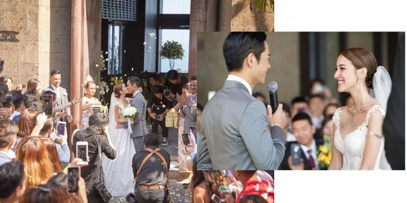 又一對相差22歲老少戀,婚紗也遮不住孕肚,網友:奉子式結婚!