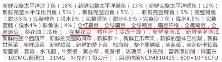 教你看懂狗狗糧上的營養表