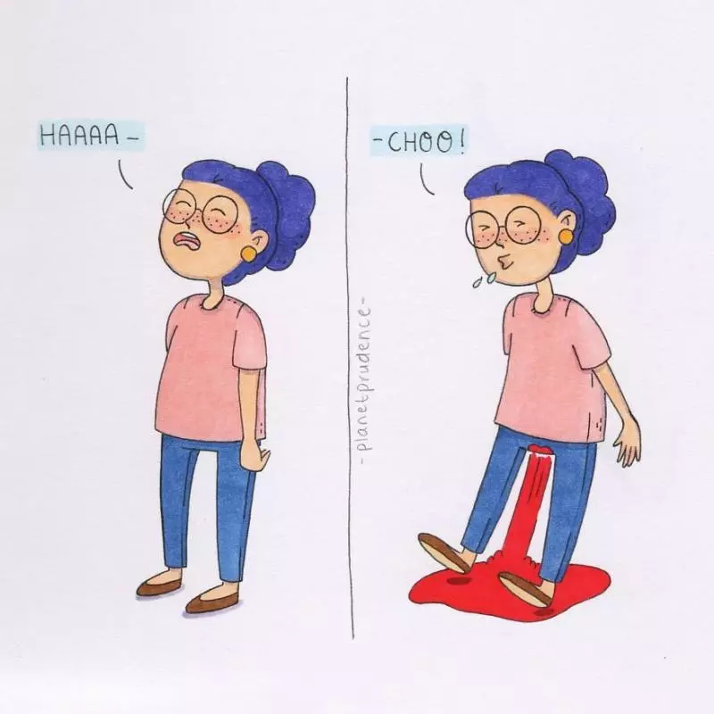 19張超中肯「只有女生才會懂的那些事…」的插畫