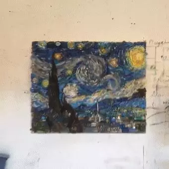 現實中的透視外掛:美國藝術家用垃圾做的名畫,騙過你的雙眼