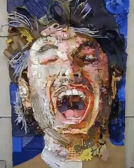 現實中的透視外掛:美國藝術家用垃圾做的名畫,騙過你的雙眼