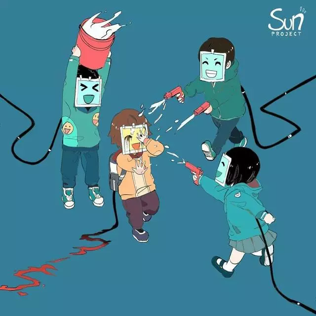 諷刺了人類靈魂黑暗面的19張插畫