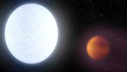 這顆行星溫度高達4327℃,比一些恆星溫度還高,卻只是曬出來的