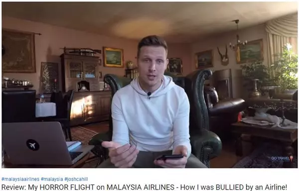 Hebat 馬航著名常客爆出:空服員的《恐怖服務》還把視頻放上YouTube!真丟臉