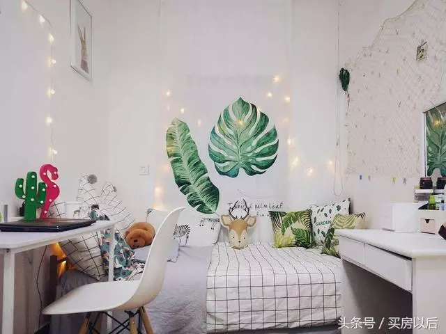 為了省錢這位女孩租了一間「噁髒臭」的10坪小房間,但房東來收房租時,竟變成了「夢幻北歐王國」
