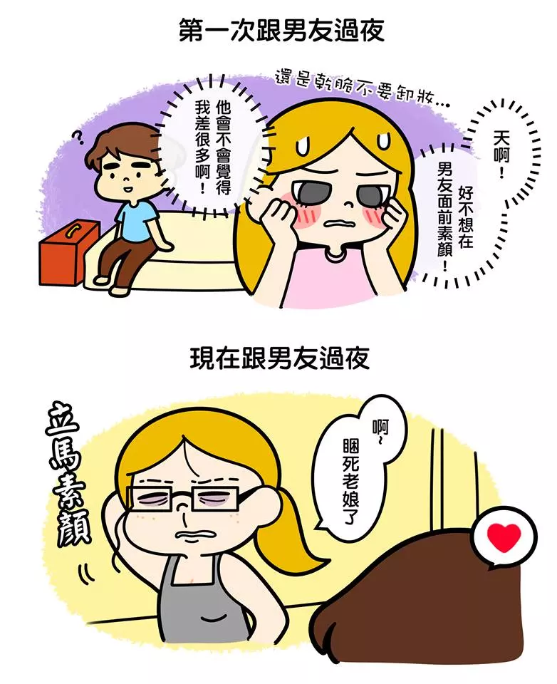 「剛交往 VS 交往後」男女人格大不同 時間過去男友玻璃心不斷升級啊~
