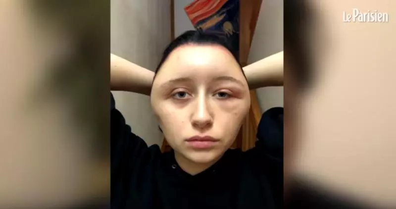 正妹染髮變異形!毀容慘變「燈泡頭」瀕死 真相嚇壞