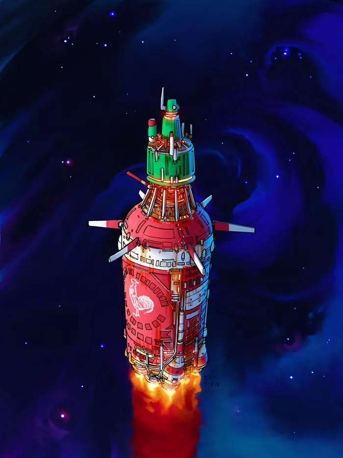 不起眼的生活物品通通變「宇宙飛船」 神人設計師的幻想作品帥斃了