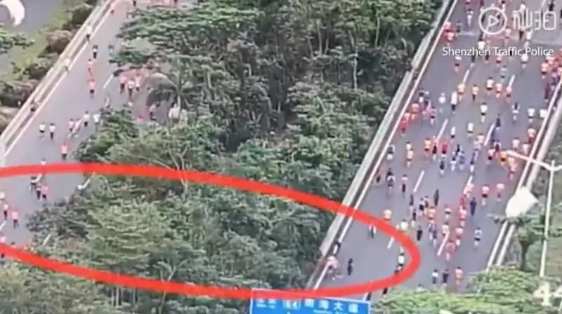 抄捷徑讓外國網友大傻眼 深圳馬拉松「近300人作弊」遭永久禁賽