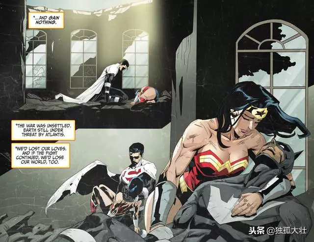 《未來正義聯盟》神奇女俠愛上蝙蝠俠,可惜她只能跟超人結婚!
