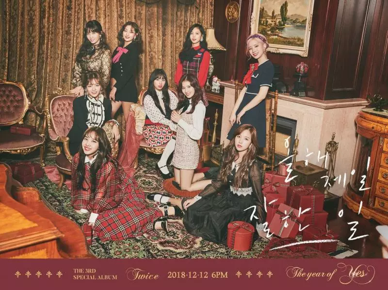 [TWICE][分享]181203 《The year of "Yes"》歌單&配置公開！主打曲由樸振英參與製作