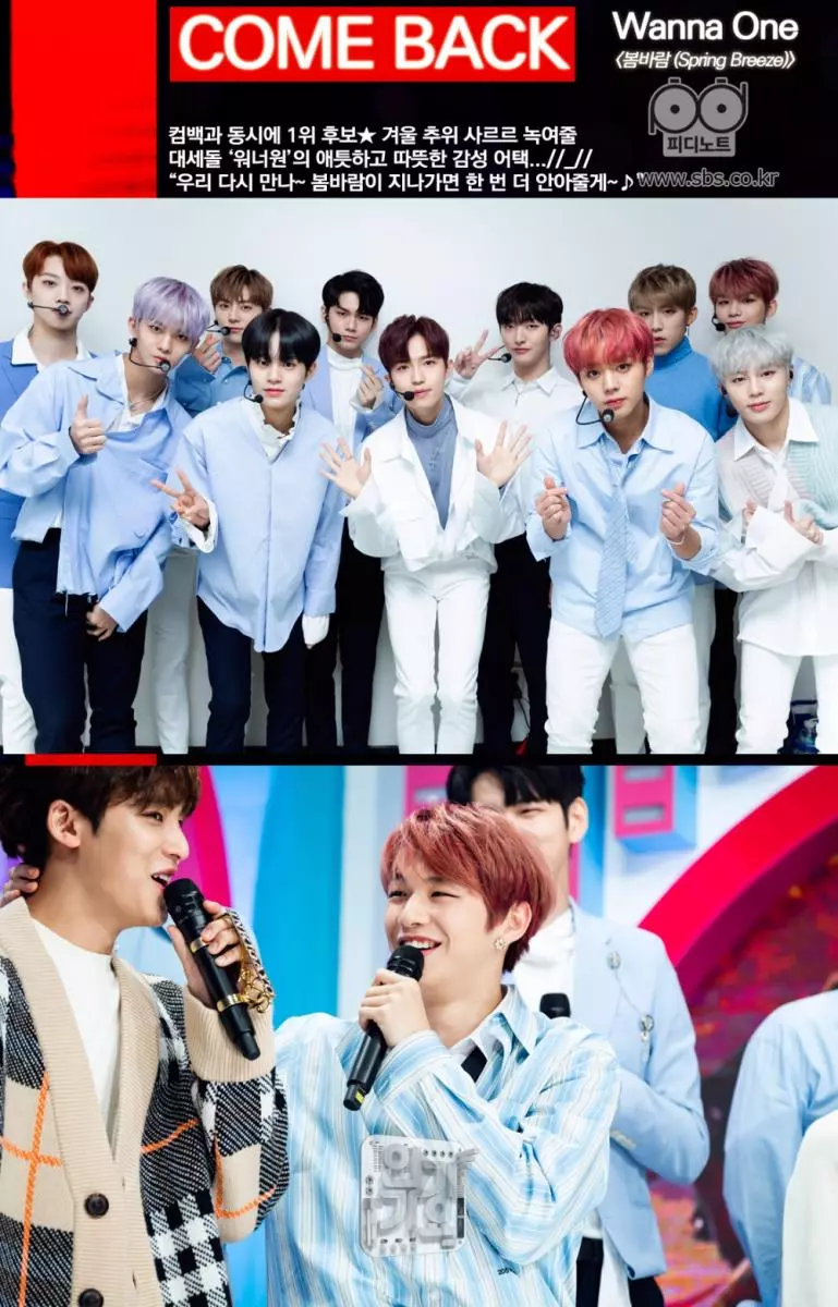 [WANNA ONE][新聞]181204 「成功的追星」WannaOne黃旼炫&裴珍映觀看金俊秀演唱會