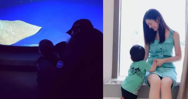 1歲兒子小星星超萌,小龍女陳妍希首次曬全家福,自爆想當虎媽!