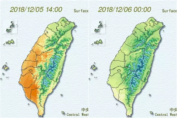 準備吃火鍋!高溫只到今天「雙重冷空氣降臨」 入夜後「氣溫直線降10度」後面還有寒流