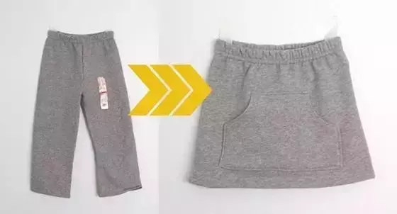 孩子穿小的衣服媽媽不送也不扔,每一件都留下來,簡單修改一下變廢為寶,結果省下不少錢