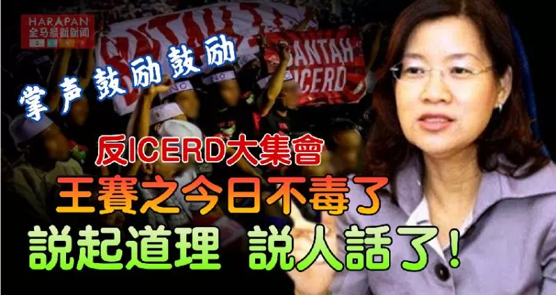 ◤最新驚爆◢ 反ICERD大集會【王賽之有話發表】掌聲鼓勵鼓勵