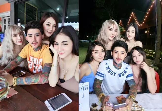 男子網上炫耀自己有4個老婆走紅,一名泰國女子迅速跟風,炫耀自己坐擁4個老公。