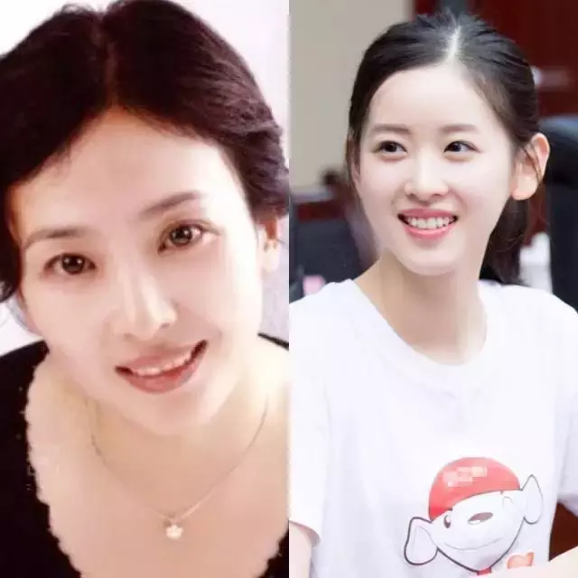 劉亦菲59歲媽媽近照曝光,竟然撞臉奶茶妹妹,被讚美過女兒劉亦菲!
