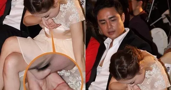 李小璐喝水被嗆著,一旁的明道傻眼了,大家注意力卻放在最後一張!