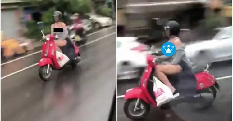 騎車有福利...從好市多出來遇見機車妹!短短三秒影片破萬觀看「竟然神到了」
