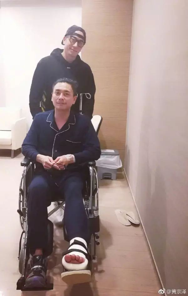 拍劇腳掌骨折 黃宗澤急動手術