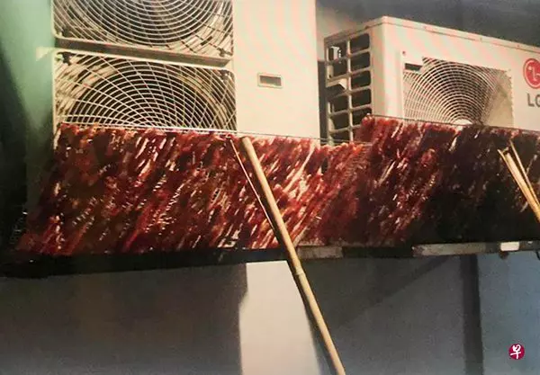 厲害了! 這樣曬肉乾 你敢吃嗎?