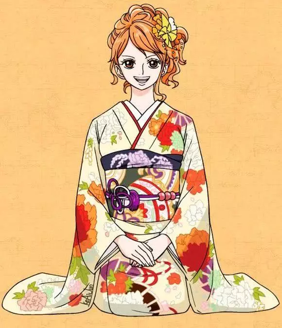 當《海賊王》草帽海賊團成員穿上和服,布魯克詭異,羅賓太美了