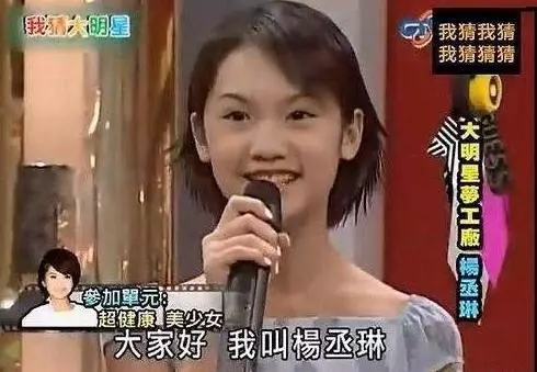 早期綜藝截圖,女明星出道前後變化真大,張惠妹最好看