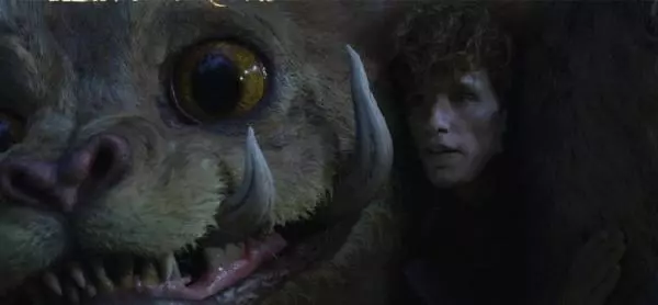 15張證明《怪獸2》「演員忍笑能力很強」的幕後特效圖 紐特跟空氣對戲也能hold住全場~