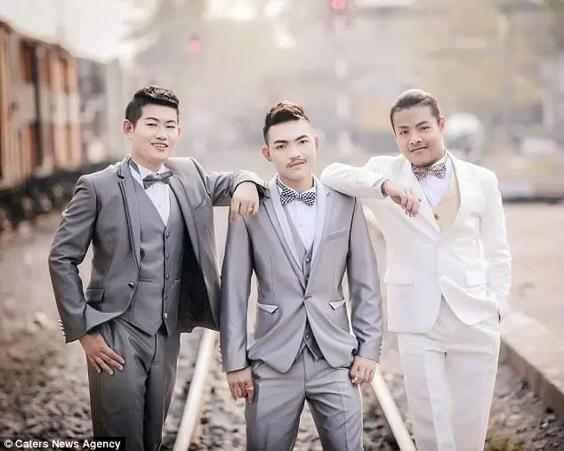 泰國男同性戀舉行三人婚禮 或繫世界首例 !