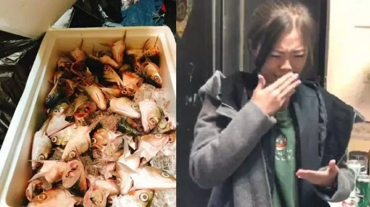 交換禮物給一箱鮮味...開箱「滿滿海鮮味飄出」手指一插入...真的母湯!網笑翻:超幸福