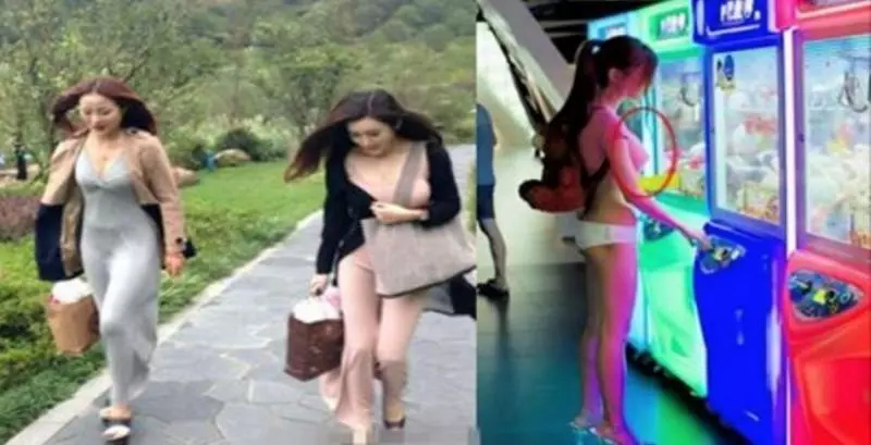 23張照片讓我笑到肚子痛!妹子你這前面....好挺 ....美女,風太大了,再不躲起來就....!!