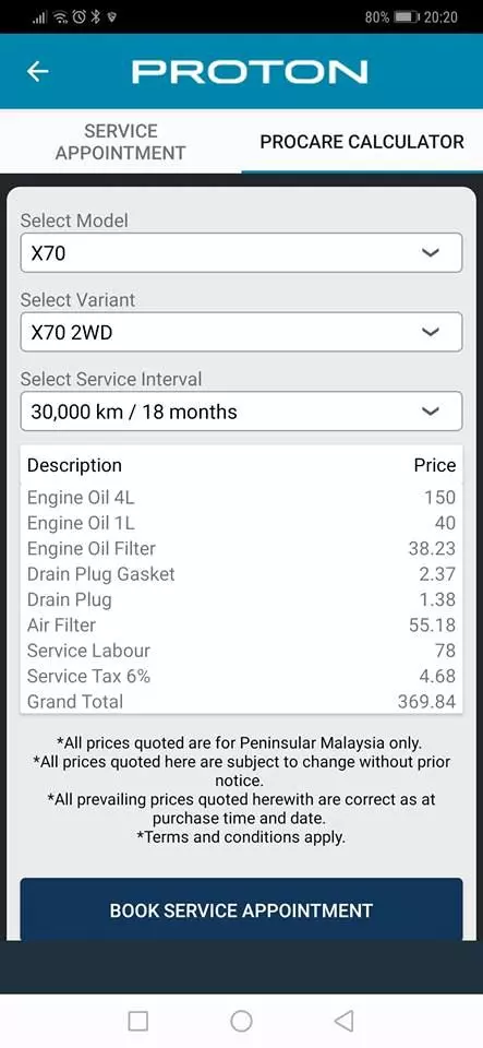 PROTON X70 七年的保養費價錢表曝光!要買的人最好先看!網友被嚇到!