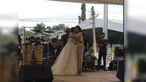 正宮婚禮哽咽道歉!爆料新郎當天棄孕妻「私奔35歲辣媽」!小三現身憐憫:感覺很痛吧?