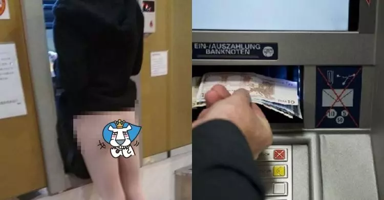 ATM前神!正妹少穿一件「光溜溜」...網暴動會出來見人!